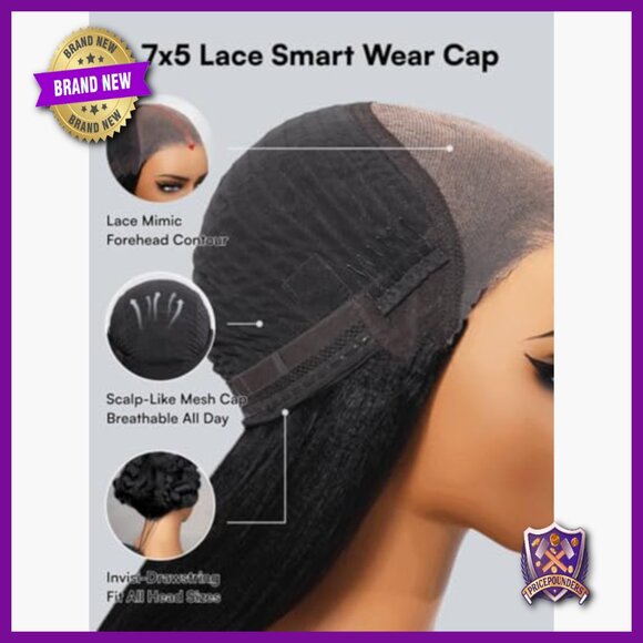 18 Inch Human Hair Water Wave Wig Glueless Pre Plucked Beginner Friendly main image 4
